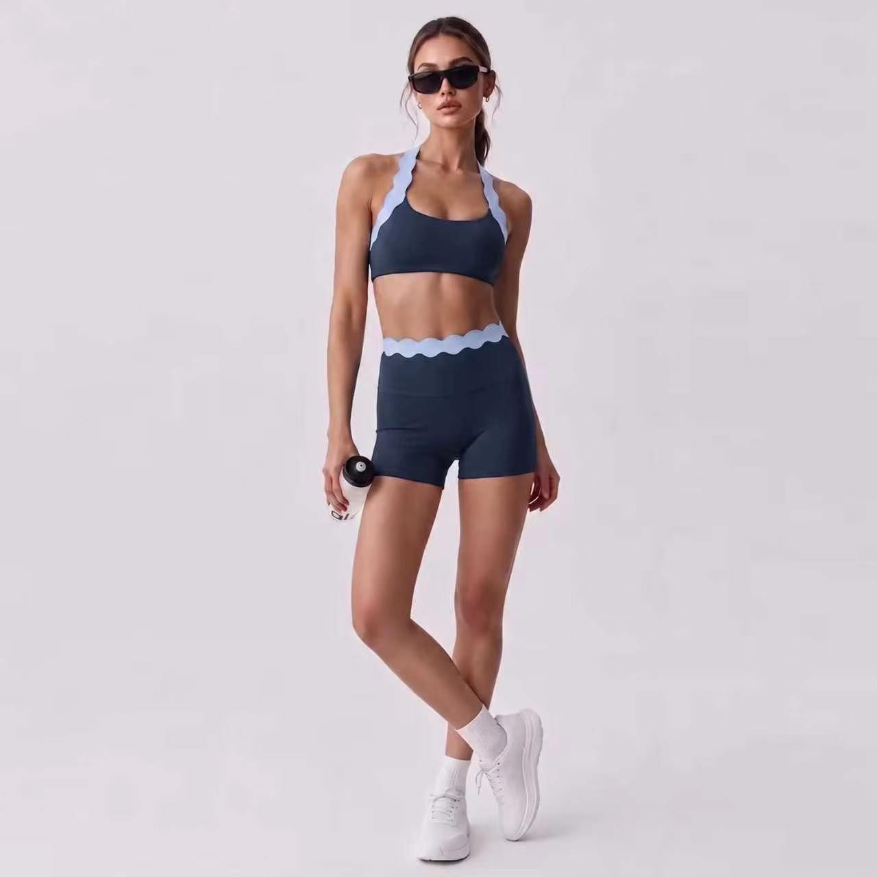 Conjunto de Yoga de 2 Piezas p - Lace Bralette Set reseña y precio